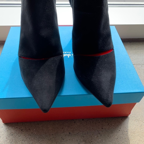 Jean Michel Cazabat Eva suede booties - Picture 7 of 8